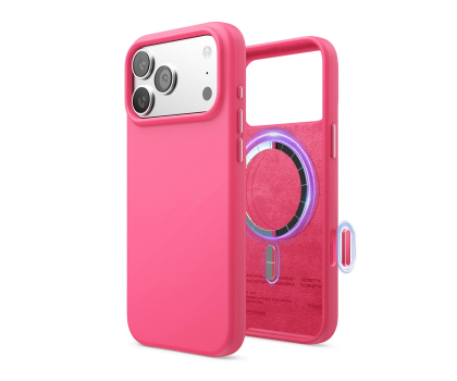 Etui do telefonów Elago Magsafe Silicon Case do iPhone 17 PRO Max Ice Pink ES17MSSC69PRO-IRED
